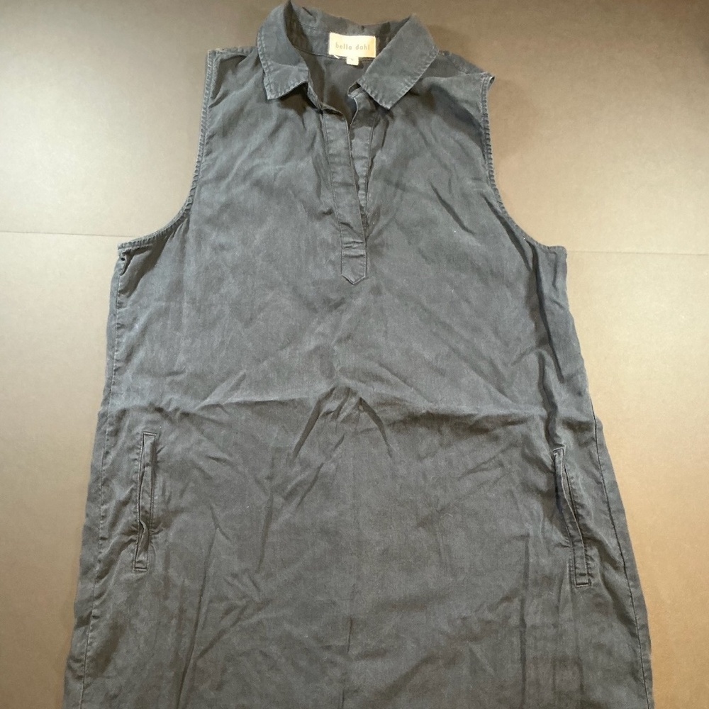 Bella Dahl Sleeveless Dress - Gray - Size Large
